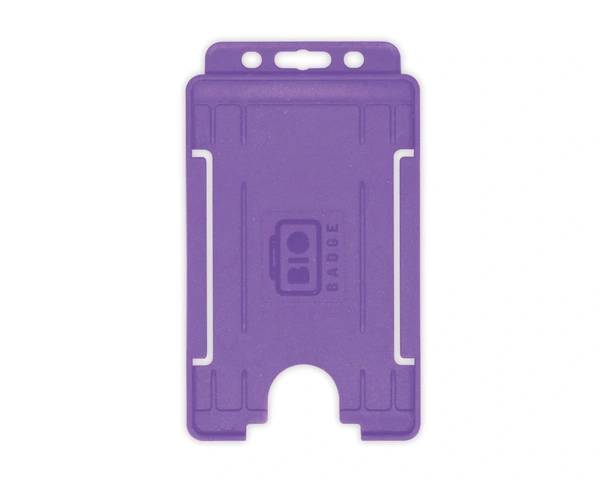  Purple - Open - Faced - Id - Card - Holder - Portrait