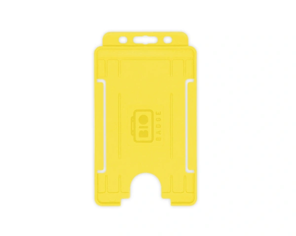  Yellow - Open - Faced - Id - Card - Holder - Portrait